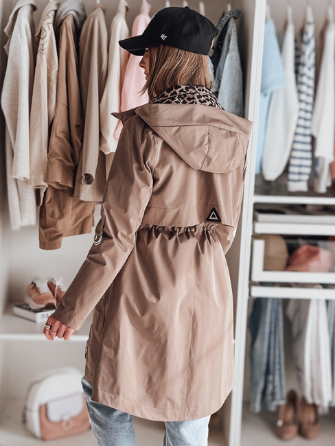 Női átmeneti parka dzseki FERISSA khaki Dstreet TY4873