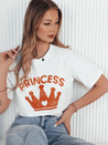 Női póló PRINCY fehér Dstreet RY2392