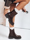 Női barna csizma Dstreet ZY1208 ZY1208