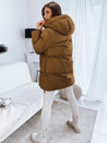 Női steppelt dzseki LETLIS camel színben Dstreet TY3245_2