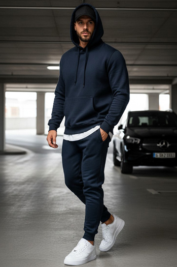 Férfi melegítőnadrág gránátkék Dstreet UX2707