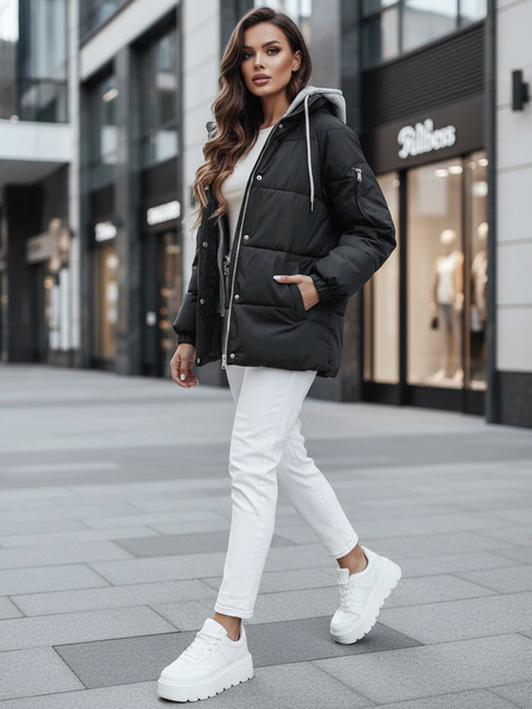 Női téli dzseki SPACE Szín Fekete DSTREET UX4070