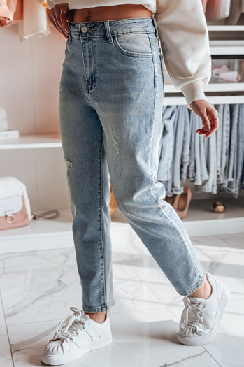 Női slim fit farmer nadrág SLIMEDEW kék Dstreet UY2667