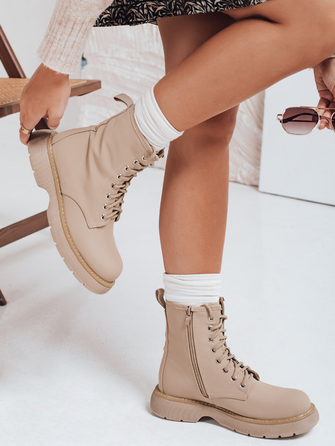 Női csizmák MOONSTONE Szín Khaki DSTREET ZY0369