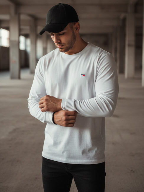 Férfi hosszú ujjú póló Szín Fehér DSTREET LX0537