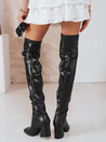 Női over-the-knee csizma fekete Dstreet ZY1245 ZY1245