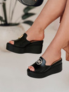 KLASSINA női platform flip-flopok fekete Dstreet ZY0762_2