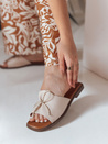 Női flip-flopok masnival KISSBOW bézs Dstreet ZY0754 Dstreet ZY0754_3