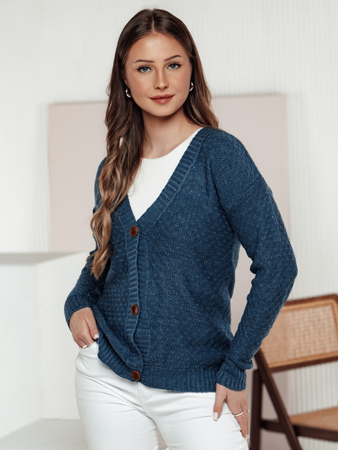 Női CHICLINE pulóver kék Dstreet MY2400