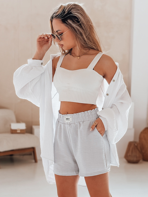 Női rövidnadrág OWN STYLE szürke Dstreet SY0454