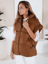 Női steppelt mellény NIMIA camel színben Dstreet TY3249