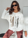 Női oversize blúz MODEZINE fehér Dstreet RY2689