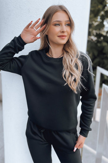 Női nem kapucnis pulóver FASHION II Szín Fekete DSTREET BY0150