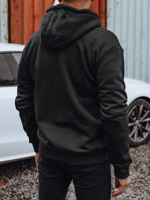 Férfi fekete pulóver Dstreet BX5933