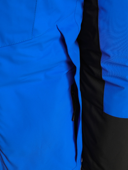 Férfi télikabát kapucnival kék Dstreet TX5122