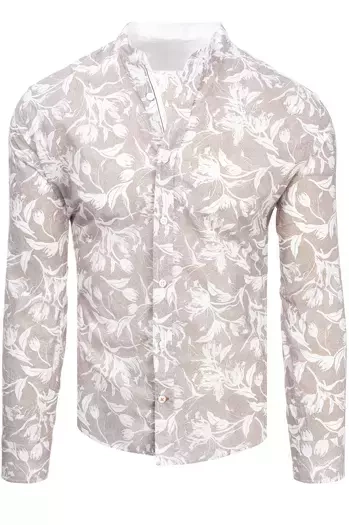 Férfi mintás ing Szín Barna DSTREET DX2257