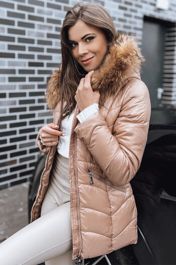 Női téli dzseki EMBRACE Szín Camel DSTREET TY3995