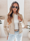 Női bőr ramones dzseki ROCKMISS bézs Dstreet TY5215 TY5215