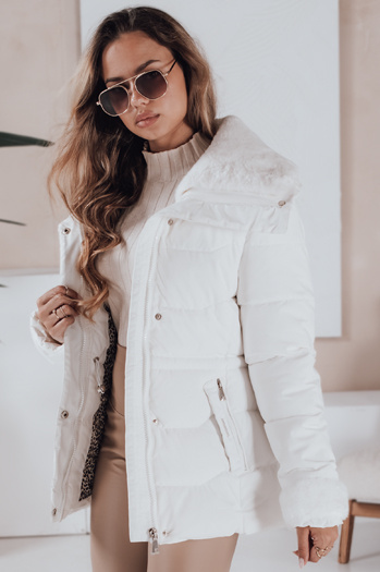 Női steppelt kabát WINTERGIRL fehér Dstreet TY4934 TY4934