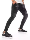 Fekete férfi jogger farmernadrág Dstreet UX3289_1