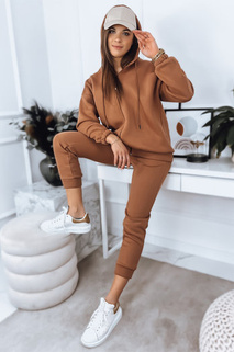 Női melegítő szett AMILIA PREMIUM camel színben Dstreet AY0736