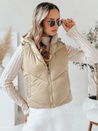 Női steppelt mellény LIKEHUGS bézs Dstreet TY4979 Dstreet TY4979