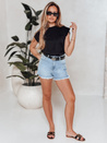 Női farmer rövidnadrág VIBEJEANS Dstreet SY0490