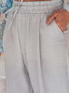 Női bő szárú nadrág MILLIVIO szürke Dstreet UY2664