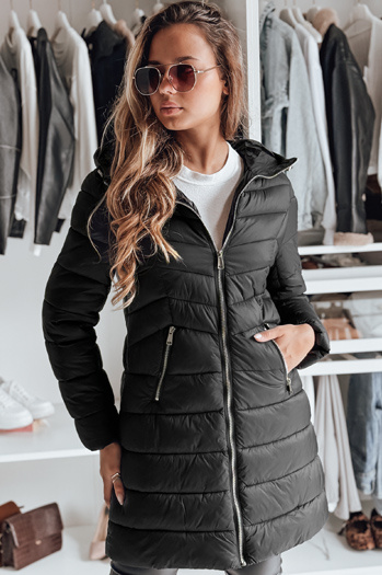 Női steppelt dzseki CLOUDY Szín Fekete DSTREET TY3980