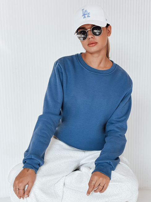 Női nem kapucnis pulóver FASHION II Szín Világoskék DSTREET BY0163