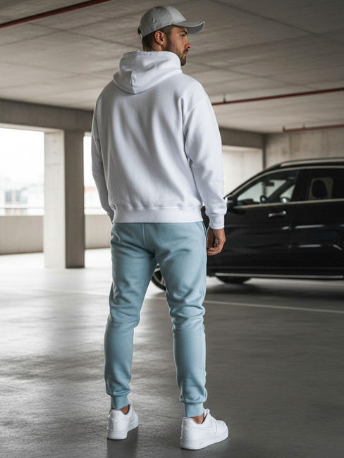 Férfi melegítőnadrág világoskék Dstreet UX3450