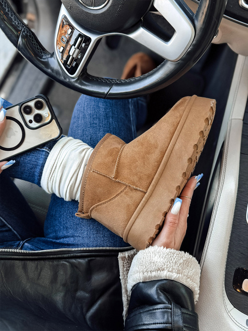 Női BRINETTO camel hó csizma Dstreet ZY0549 ZY0549