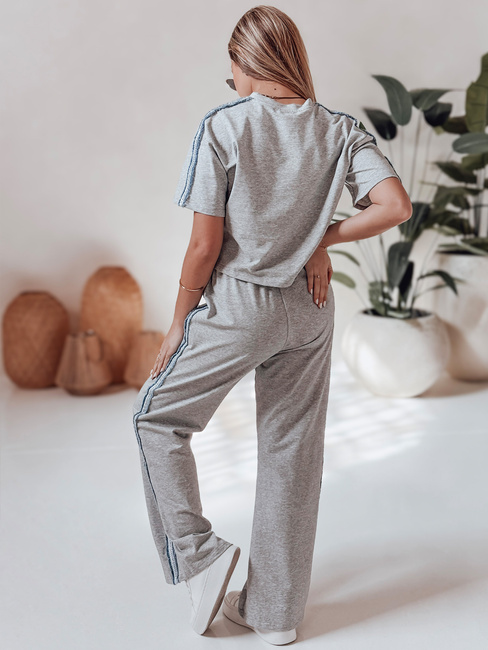 Női oversize edzőruha szett SPORT LIKE szürke Dstreet AY1145 AY1145