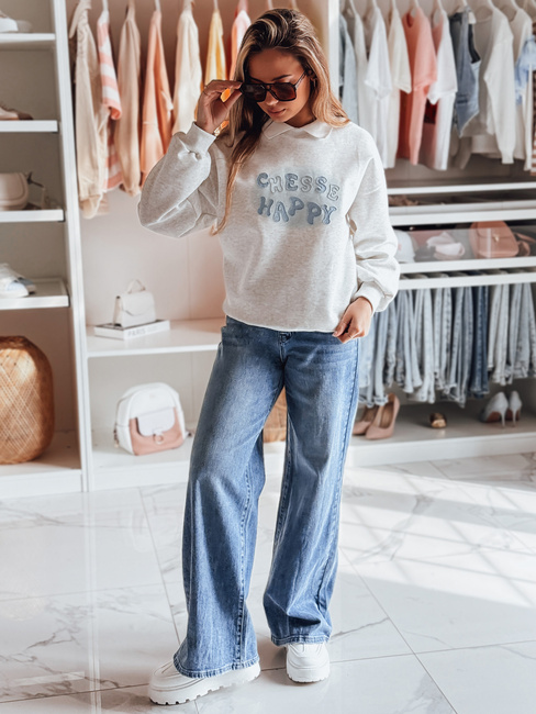 Női farmer buggyos nadrág BAGTRENDY kék Dstreet UY2372