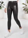 Női öko bőr leggings fekete Dstreet UY2728 UY2728