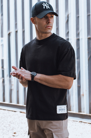 Férfi fekete póló Dstreet RX5514