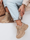 Női tornacipő vastagabb talppal NEWMOVE khaki Dstreet ZY0598 ZY0598