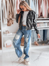Női farmer baggy nadrág lyukacsos DEMARIP kék Dstreet UY2486 D Street UY2486_4