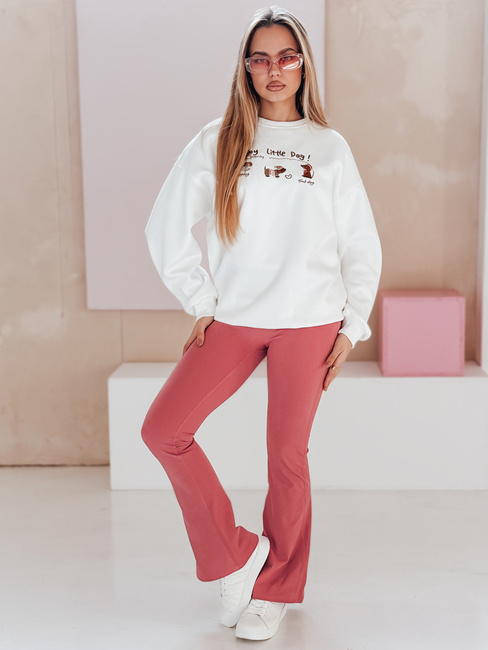 FARAFII női harang alakú leggings sötét rózsaszín Dstreet UY2613