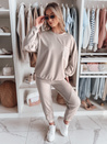 Női oversize pulóver LUXEEN mokka Dstreet RY2794_2