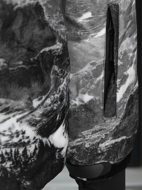 Férfi téli sí dzseki fekete Dstreet TX5124