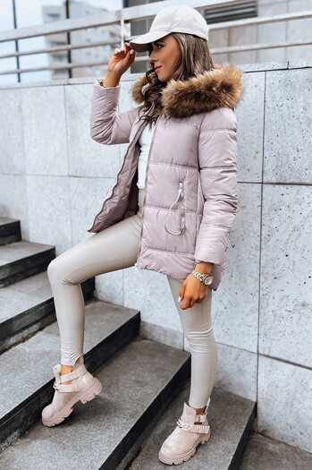 Női téli dzseki AMBER DAWN Szín Bézs DSTREET TY3809