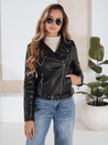 Női bőr ramones dzseki fekete Dstreet TY5200