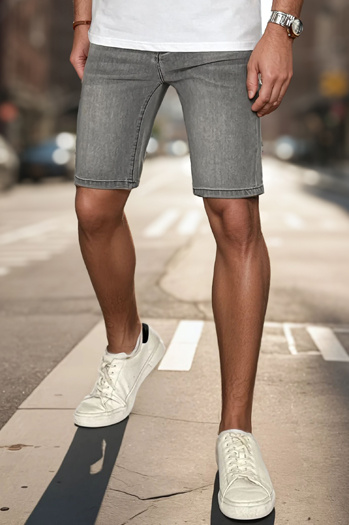 Férfi rövid farmer sötétszürke Dstreet SX2351