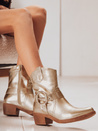Női cowboy csizma arany csattal Dstreet ZY1270 ZY1270