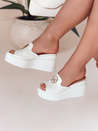 KLASSINA női platform flip-flopok fehér Dstreet ZY0760_3
