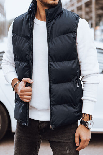 Férfi steppelt mellény Szín Gránátkék DSTREET TX4570