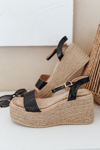 Női TRENDJOY fekete Dstreet szandálok ZY0987