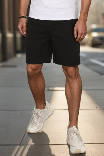 Férfi fekete tréningnadrág Dstreet SX2474