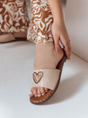 Női szív flip-flopok LOVEMISS bézs Dstreet ZY0771_3